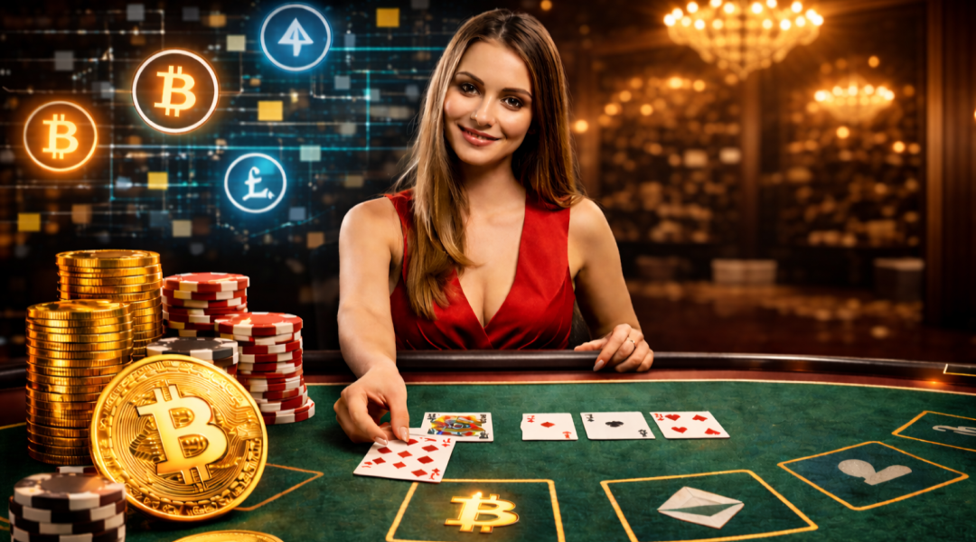 Live-Casino mit Bitcoin und Echtzeit-Dealer-Erlebnis